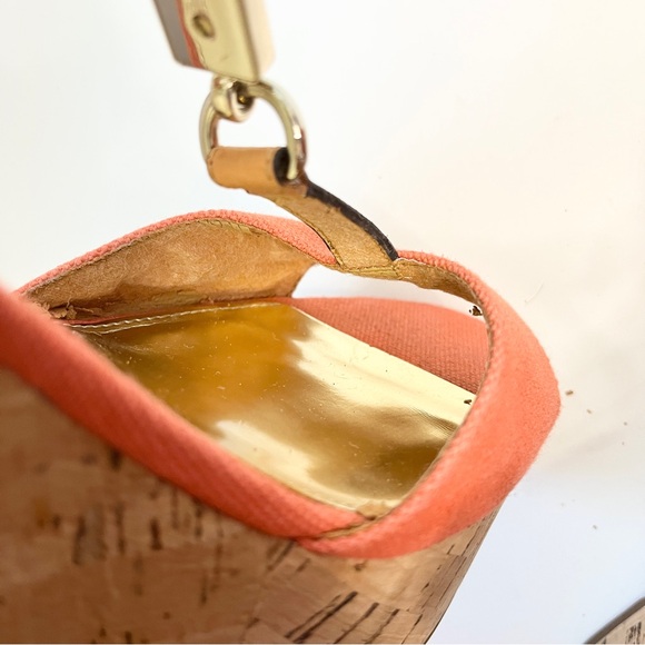 COACH Coral Cork Wedge Platform Sandals - Picture 6 of 13